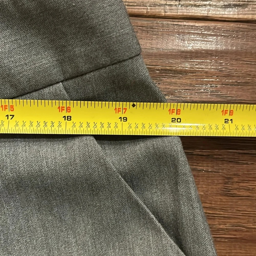Fashion Nova Shatter the Ceiling Wise Leg Grey Trousers Size 1X - Picture 6 of 10